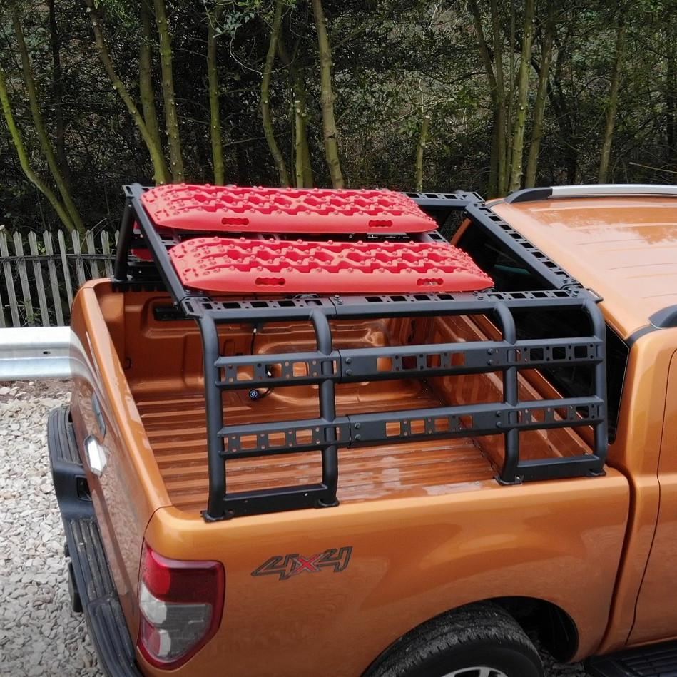 Direct4x4 Pickup Truck Cargo Racks Adjustable Expedition Load Bed Rack Frame System for Nissan Navara NP300 2015+