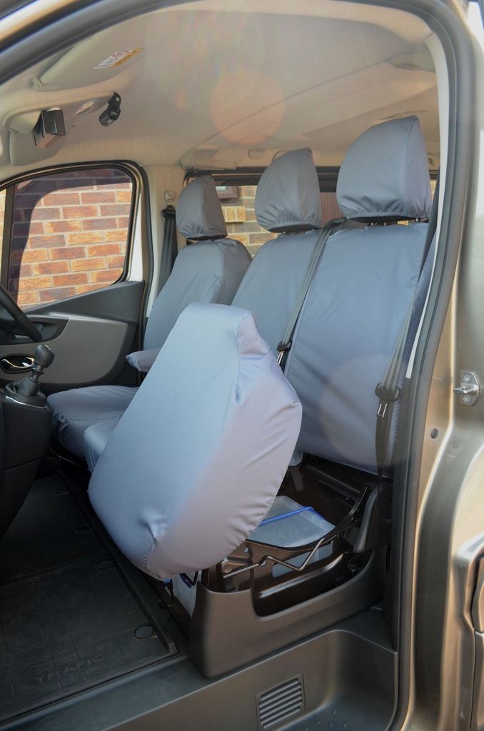 Turtle Covers Seats Tailored Seat Covers Fits Nissan Primastar Crew Cab 2022+ Tailored Rear Seat Covers