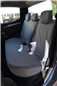 Turtle Covers Seats Tailored Seat Covers Fits Isuzu D-Max 2021+ Seat Covers Right Hand Drive Rear Seat Cover Without Central Armrest Grey