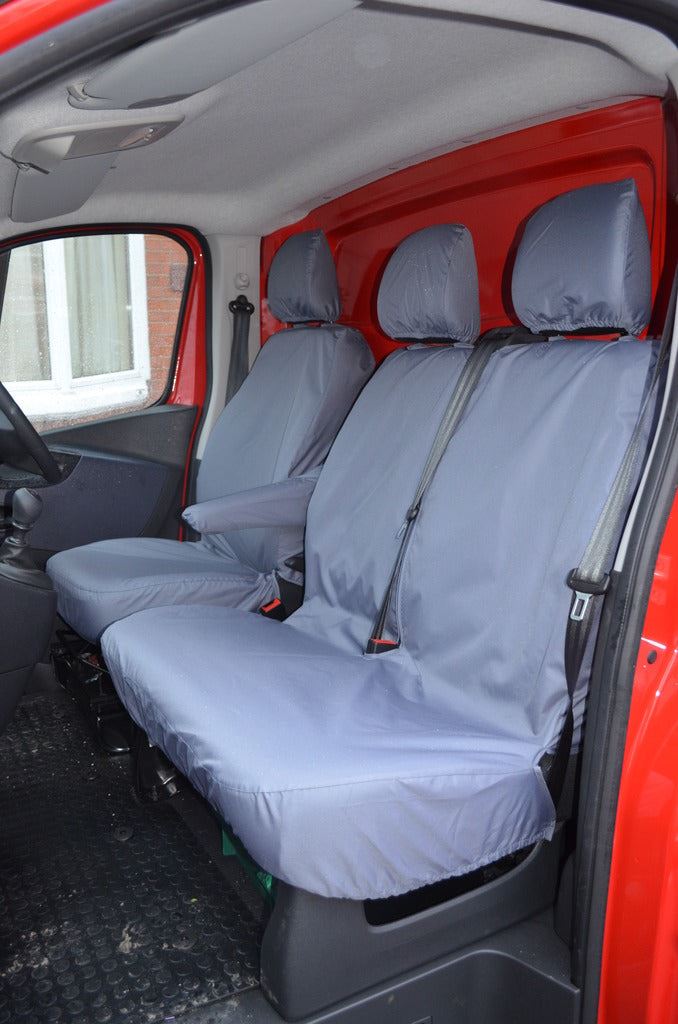 Turtle Covers Seats Tailored Seat Covers Fits Nissan Primastar Crew Cab 2022+ Tailored Rear Seat Covers