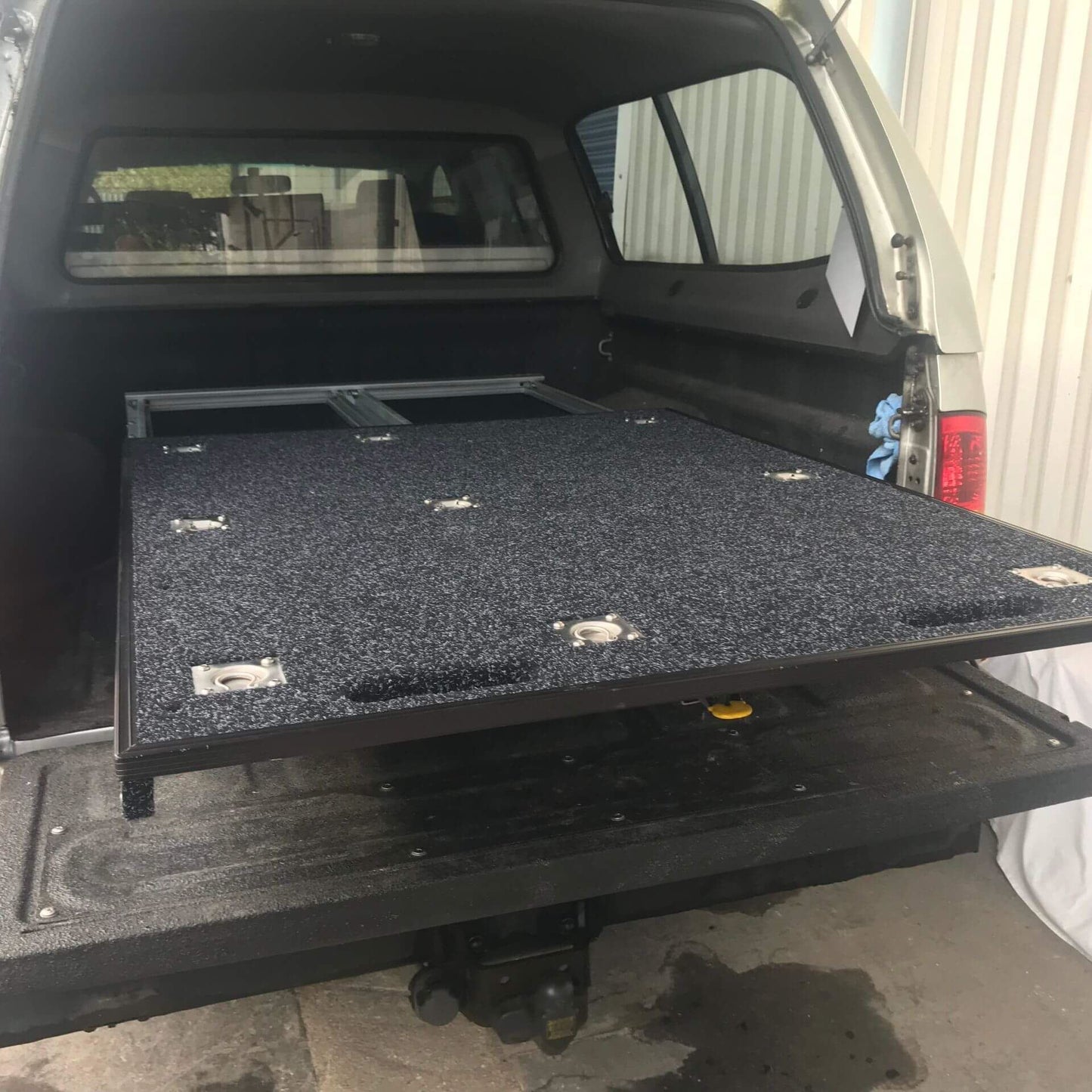 Direct4x4 Drawer Storage Systems Full Width Slide Carpet Topped Twin Drawer System