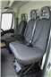 Turtle Covers Seats Tailored Seat Covers Fits Peugeot Boxer Van 2006-2022 Tailored Seat Covers Right Hand Drive Front Three Black