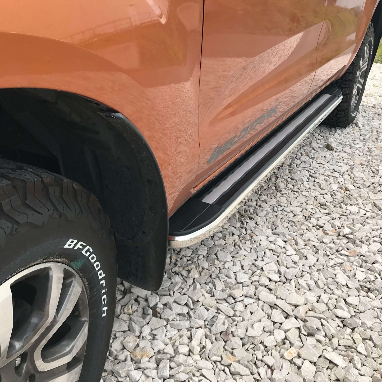 Direct4x4 Side Steps and Bars Panther Side Steps Running Boards for Ford Ranger 2012-2022 MK3 T6 (P375) DC