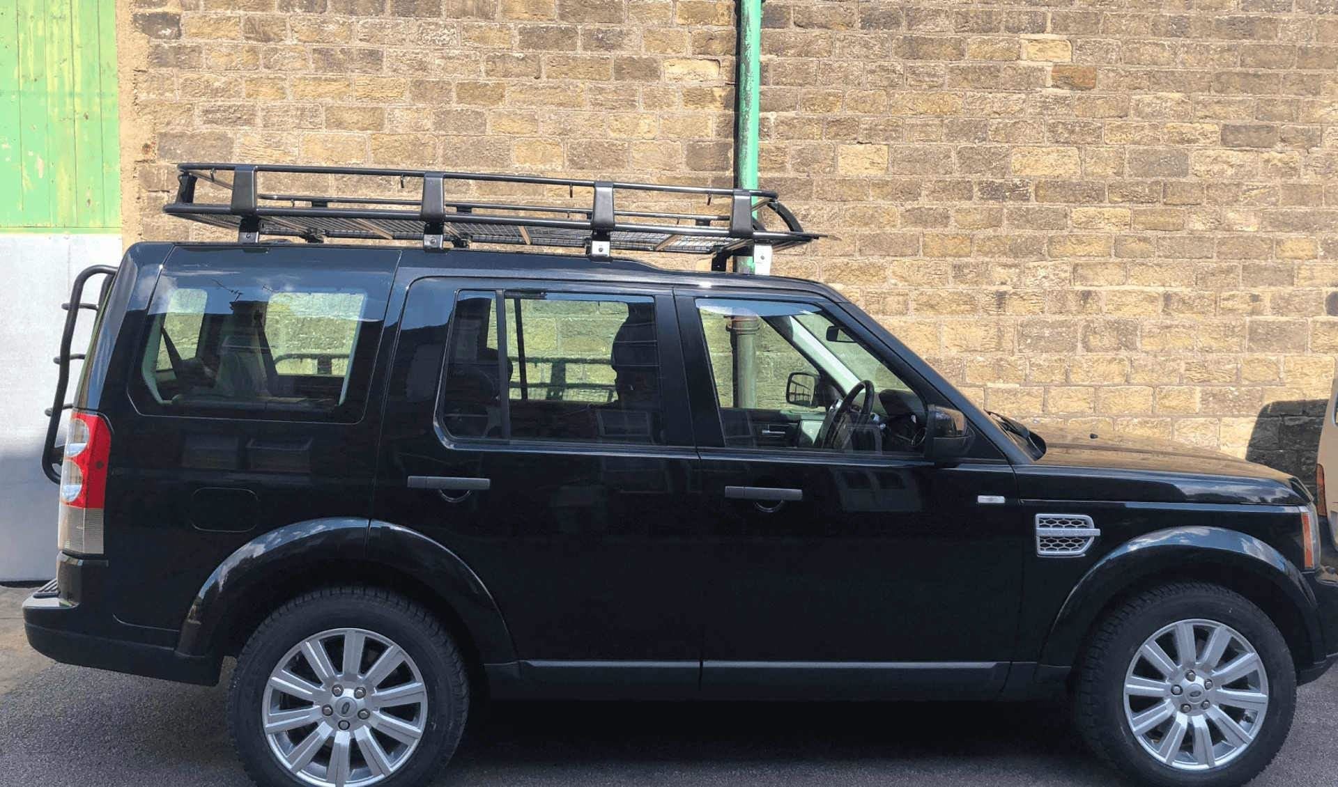 Direct4x4 Roof Racks Expedition Steel Full Basket Roof Rack for Land Rover Discovery 3 and 4