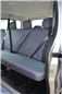 Turtle Covers Seats Tailored Seat Covers Fits Vauxhall Vivaro Combi 2006-2014 Seat Covers Right Hand Drive 3rd Row Bench Grey