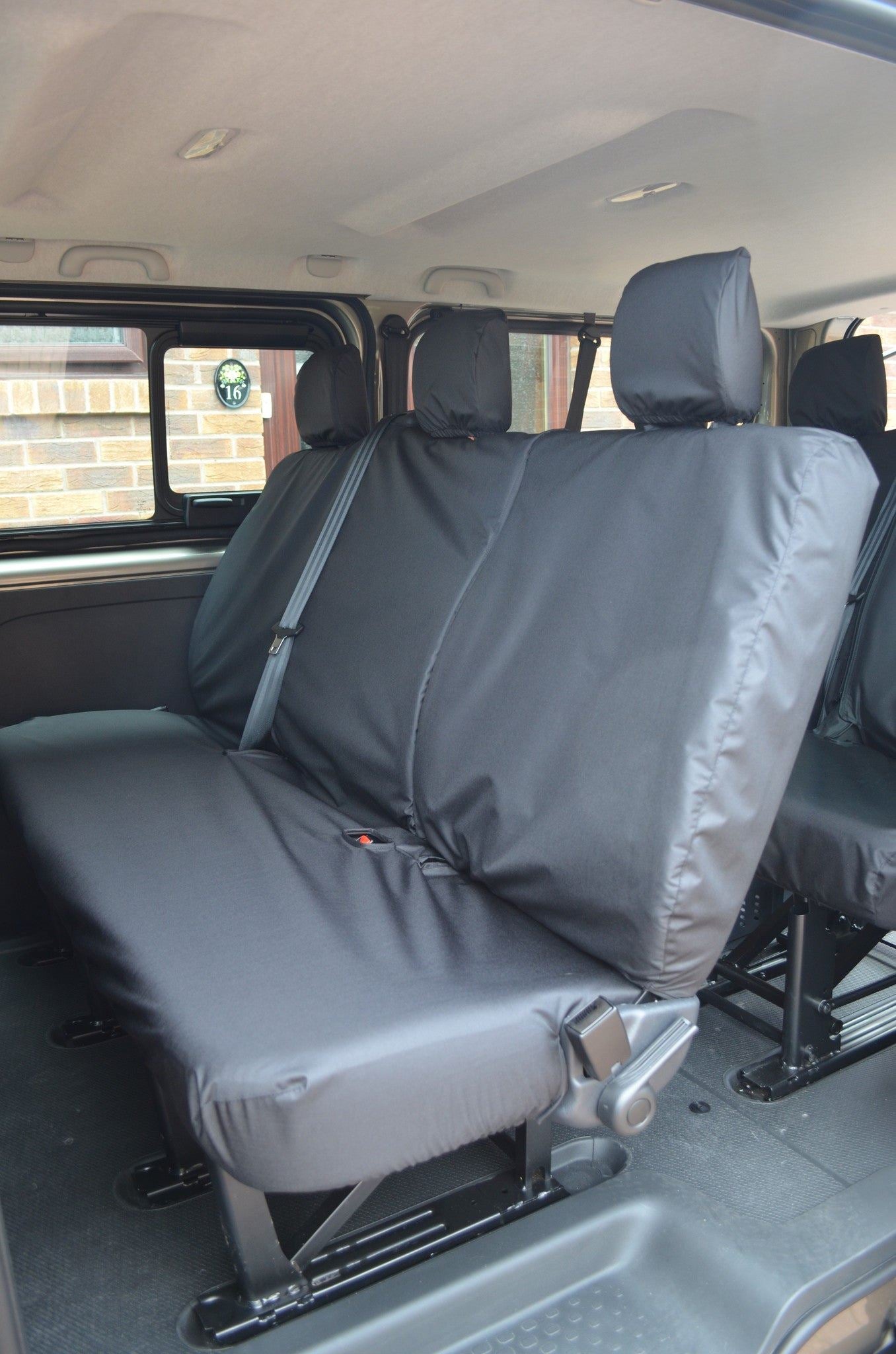 Turtle Covers Seats Tailored Seat Covers Fits Vauxhall Vivaro Combi 2006-2014 Seat Covers