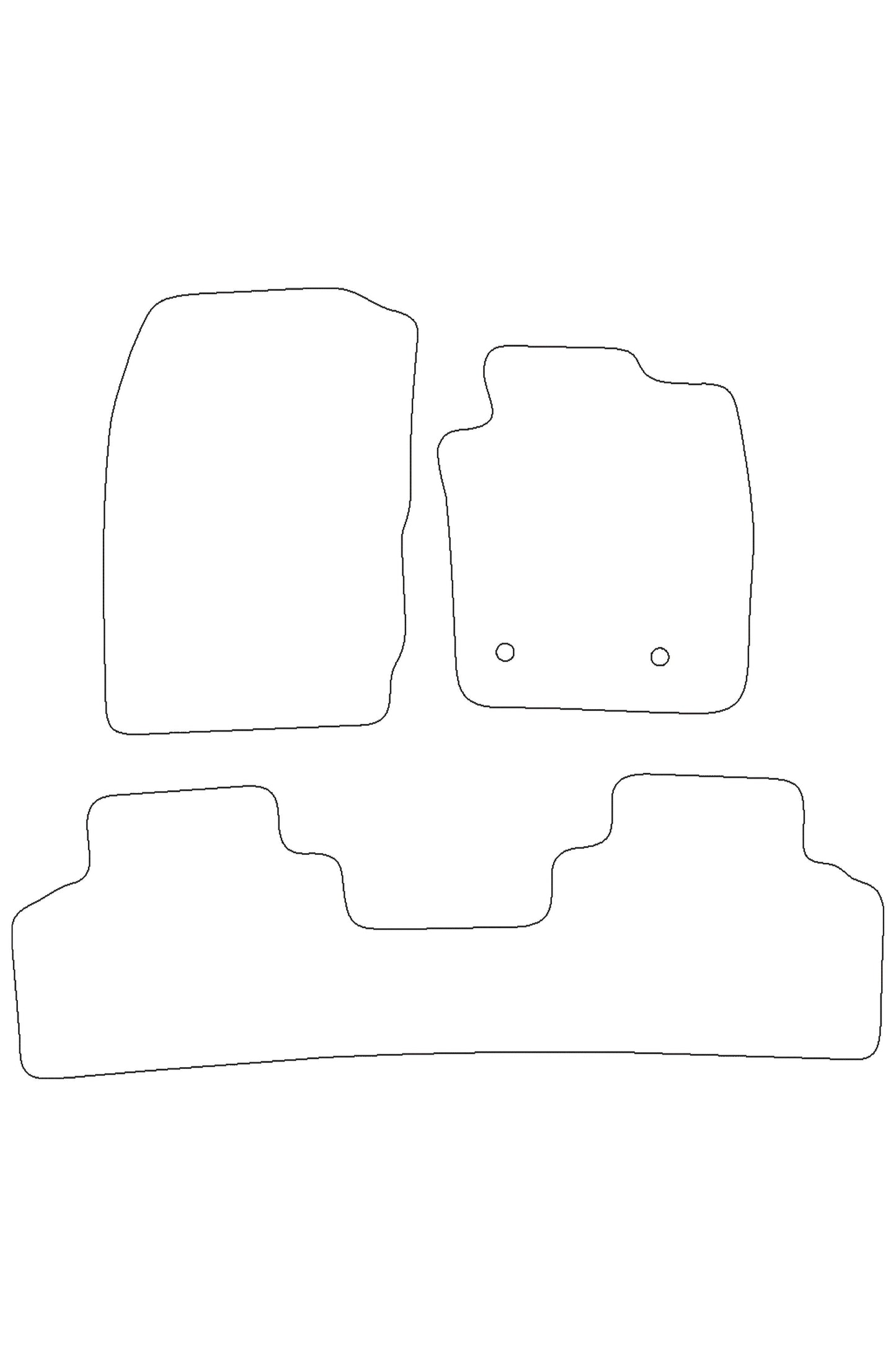 Turtle Covers Mats Tailored Rubber Mats Fits Ford Courier 2014-2023 Tailored Rubber Mats
