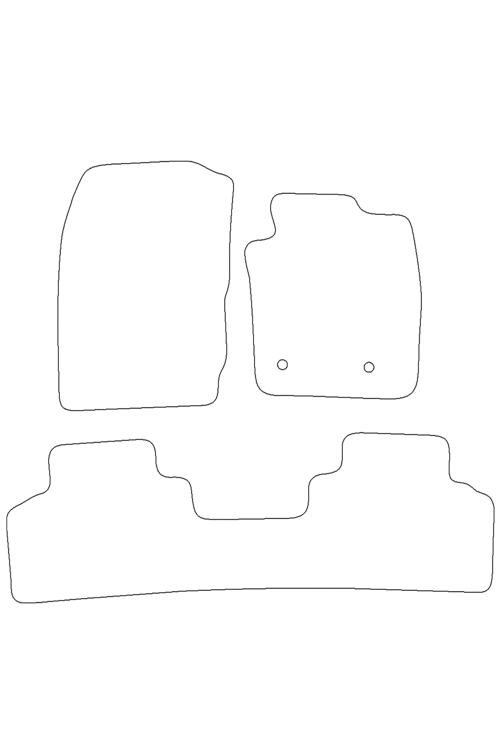Turtle Covers Mats Tailored Rubber Mats Fits Ford Courier 2014-2023 Tailored Rubber Mats