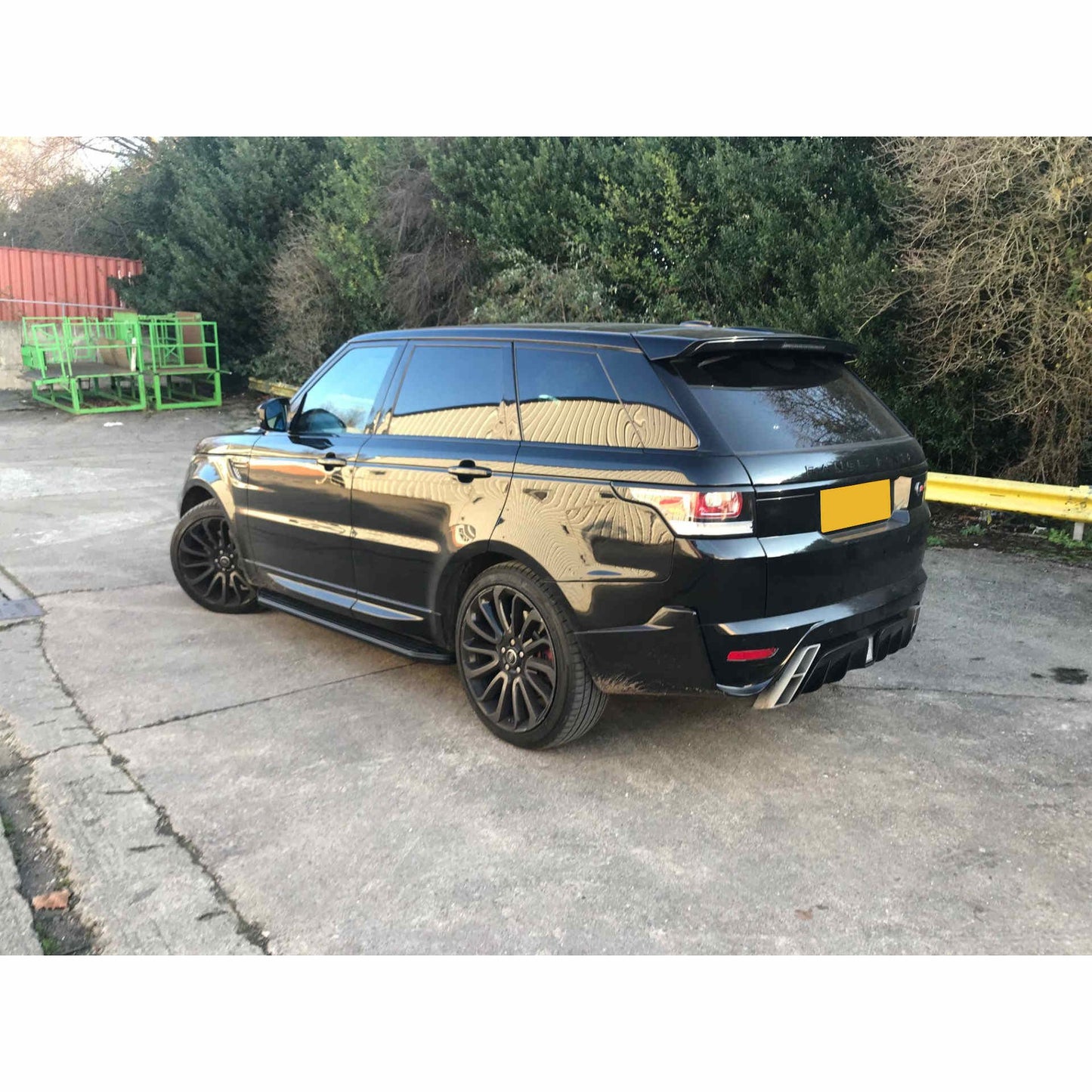 Direct4x4 Side Steps and Bars Black Raptor Side Steps Running Boards for Range Rover Sport 2013-2022 (L494)
