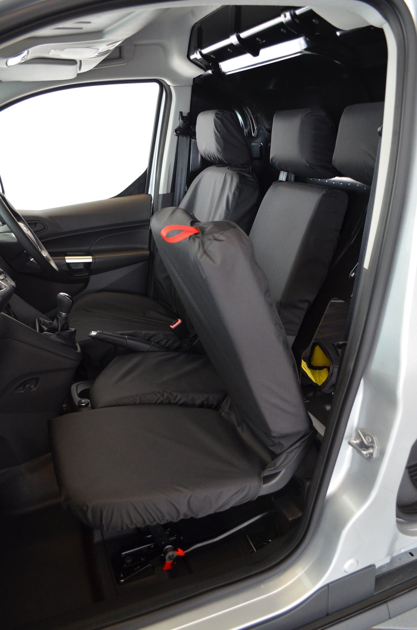 Turtle Covers Seats Tailored Seat Covers Fits Ford Transit Connect Van 2018-2024 3-Seater Front Seat Covers
