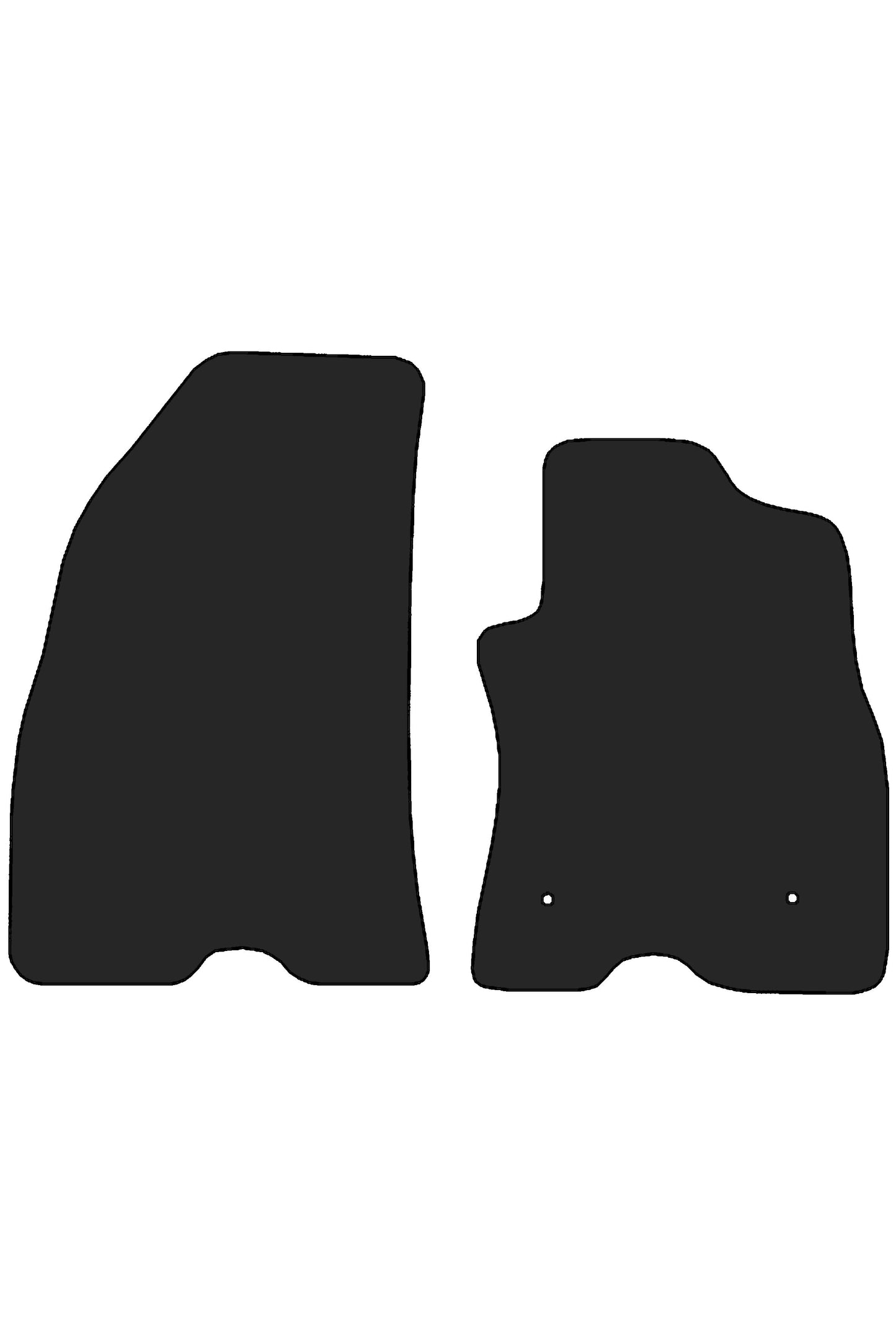 Turtle Covers Mats Tailored Rubber Mats Fits Fiat Doblo 2010-2022 Tailored Rubber Mats