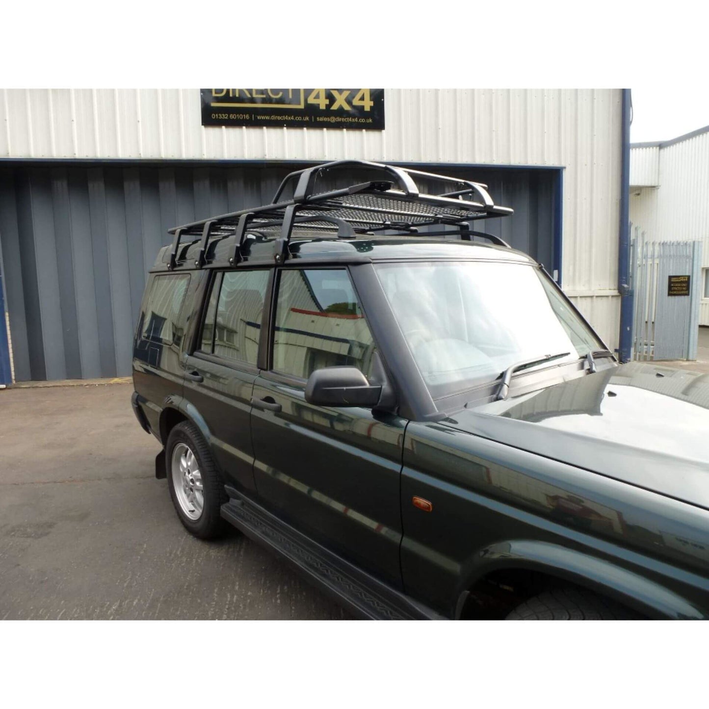 Direct4x4 Roof Racks Expedition Steel Front Basket Roof Rack for Land Rover Discovery 1 and 2