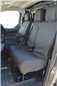 Turtle Covers Seats Tailored Seat Covers Fits Peugeot e-Expert 2020+ Front Seat Covers Enterprise Model (With Worktray) Black
