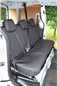 Turtle Covers Seats Tailored Seat Covers Fits Peugeot Partner Van 2008-2018 Rear Seat Covers Right Hand Drive Single & Double Black