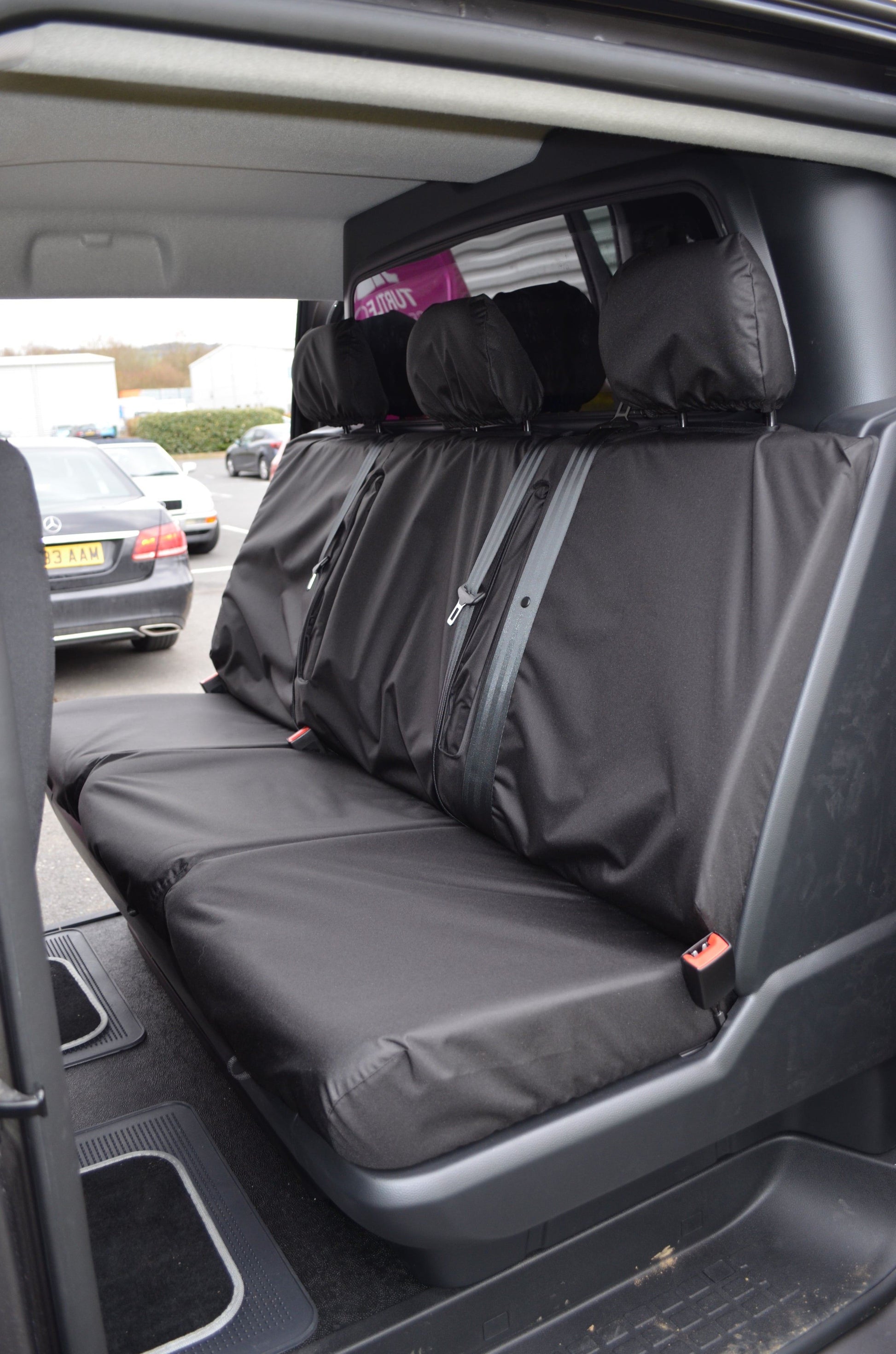 Turtle Covers Seats Tailored Seat Covers Fits Citroen e-Dispatch 2020+ Crew Cab Tailored Seat Covers