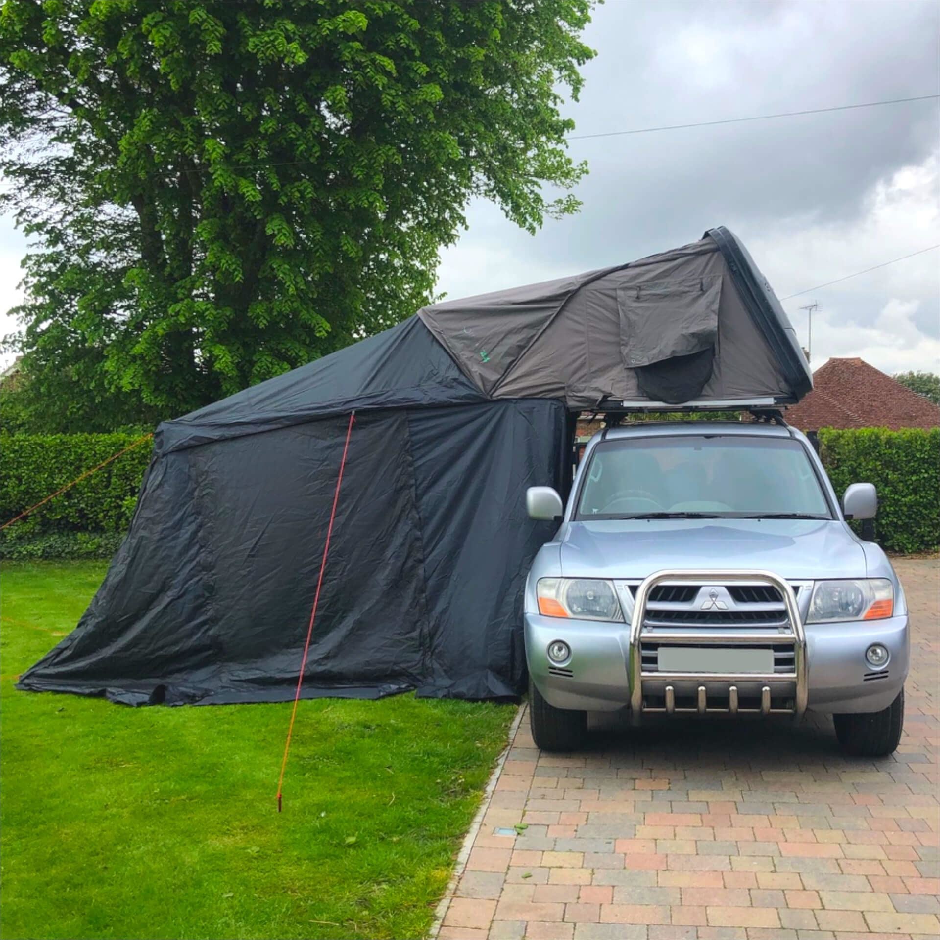 Direct4x4 Roof Top Tents Annex Addon for the Direct4x4 RoofTrekk 4 Person Roof Top Camping Tent in Grey