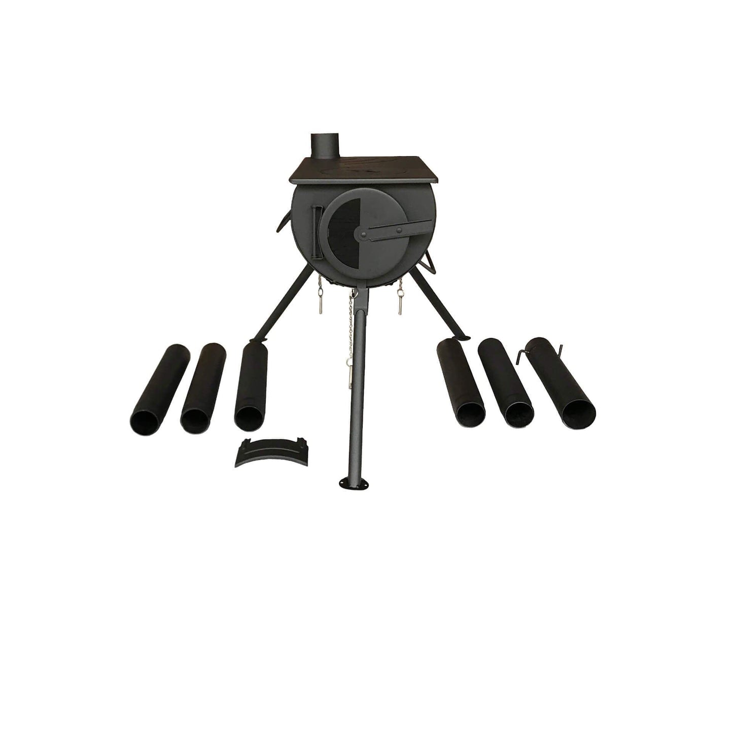 Direct4x4 Expedition Camping Stoves Wood Burning Curved Outdoor Expedition Overland Camping Cooking Stove
