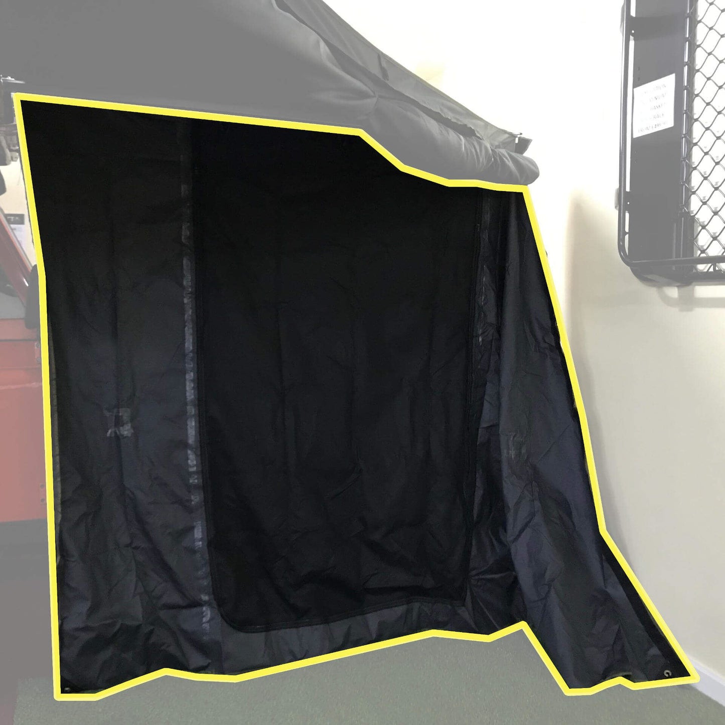 Direct4x4 Side Awning Addons & Accessories Side & End Wall Addons for Direct4x4 Expedition Fold-out Vehicle Side Awnings 180-Degree Foldout Granite Grey End Wall
