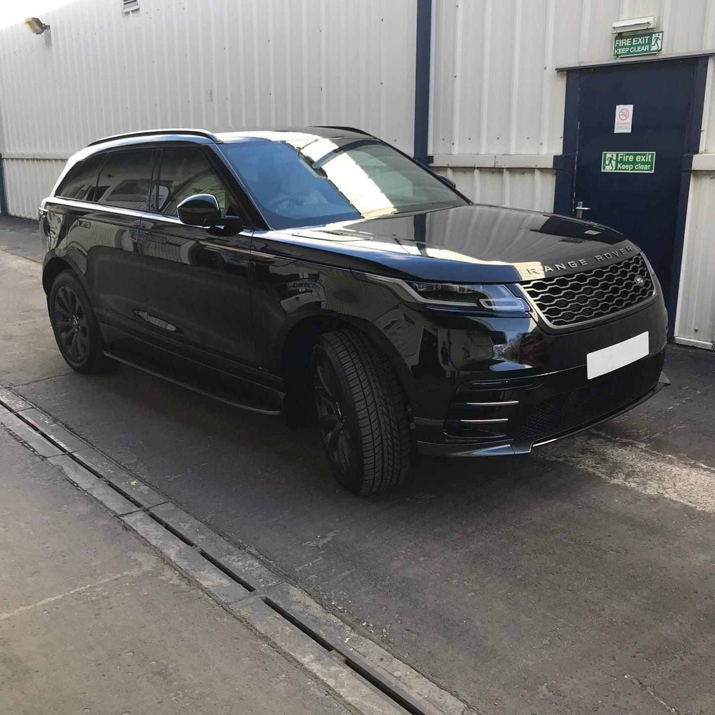 Direct4x4 Side Steps and Bars Black Raptor Side Steps Running Boards for Range Rover Sport 2013-2022 (L494)