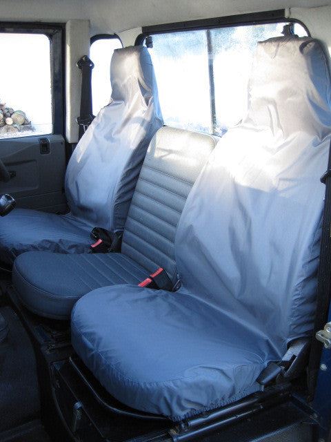 Turtle Covers Seats Tailored Seat Covers Fits Land Rover Defender 1983-2007 Front Seat Covers