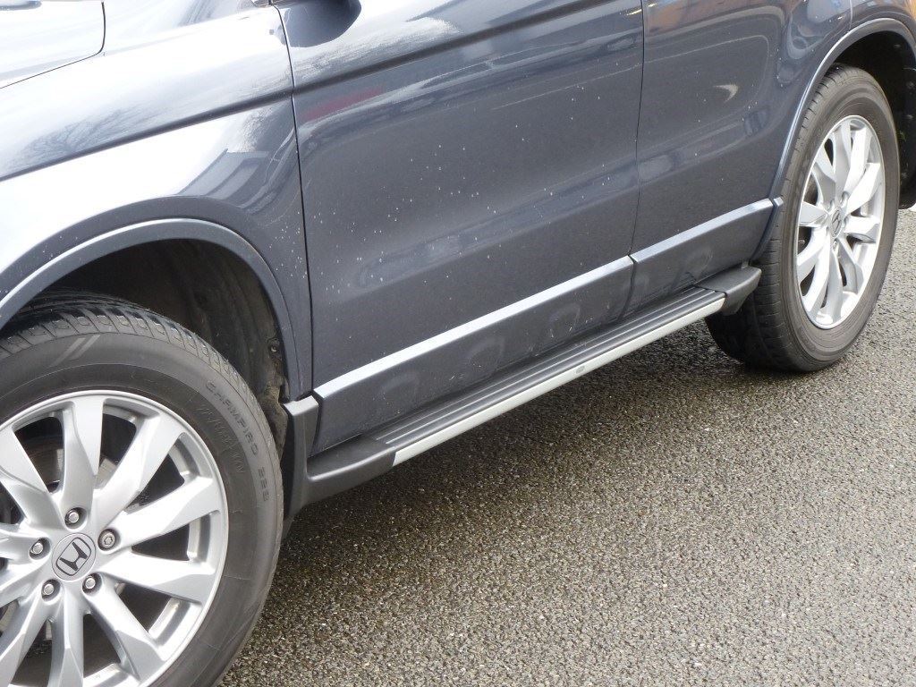 Direct4x4 Side Steps and Bars Black & Silver OE Style Side Steps Running Boards for Honda CR-V 2007-2012