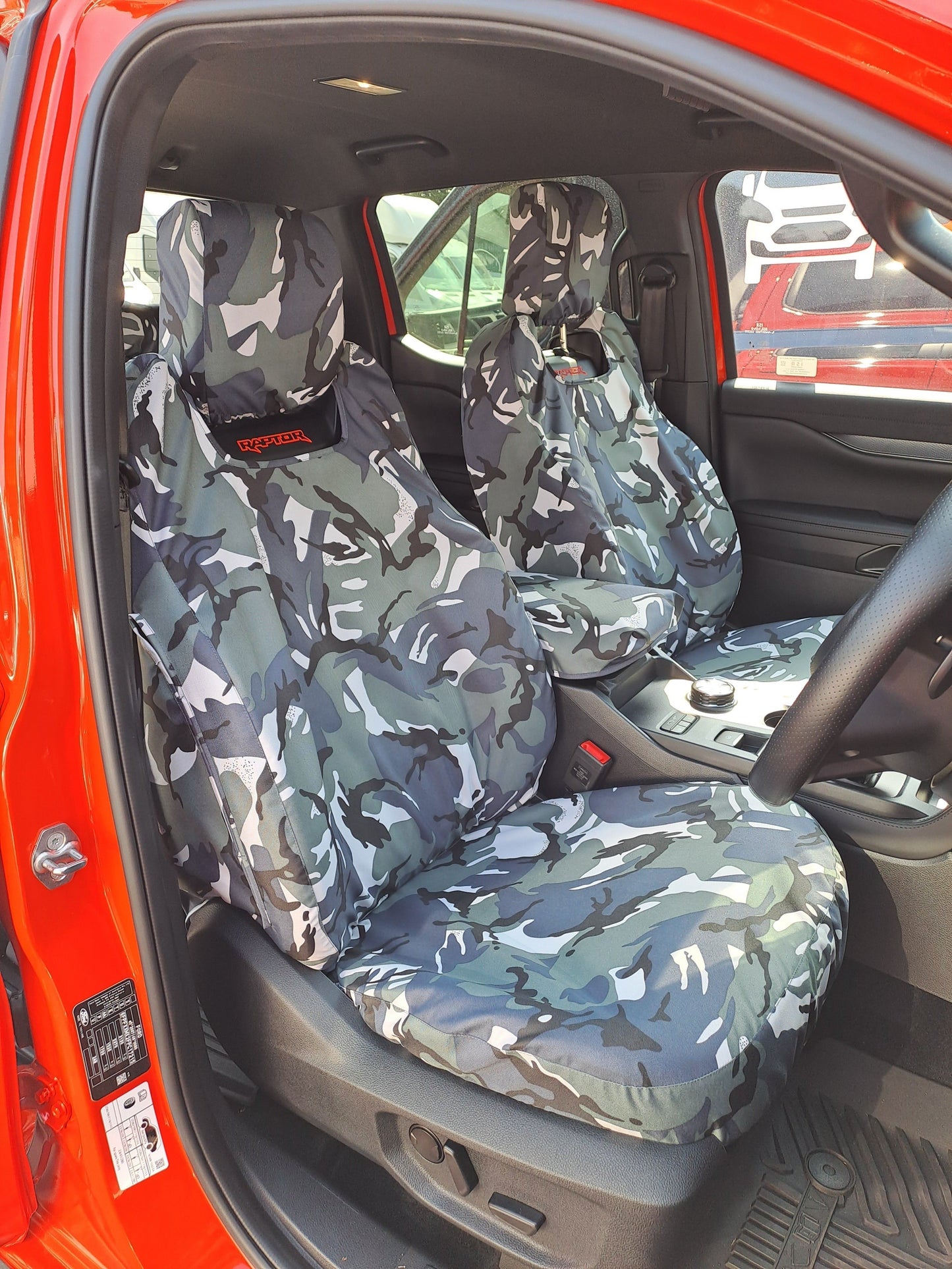Turtle Covers Seats Tailored Seat Covers Fits Ford Ranger Raptor 2022+