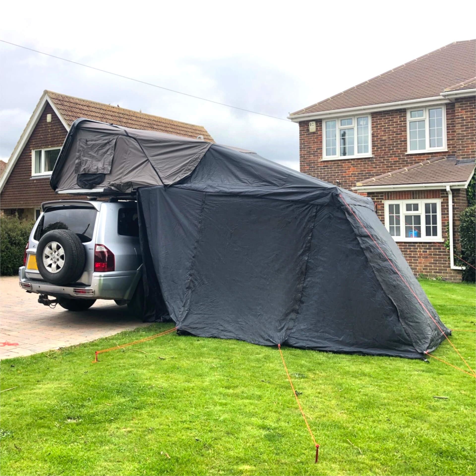 Direct4x4 Roof Top Tents Annex Addon for the Direct4x4 RoofTrekk 4 Person Roof Top Camping Tent in Grey