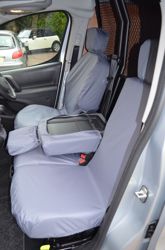Turtle Covers Seats Tailored Seat Covers Fits Citroen Berlingo Van 2008-2018 Front Seat Covers