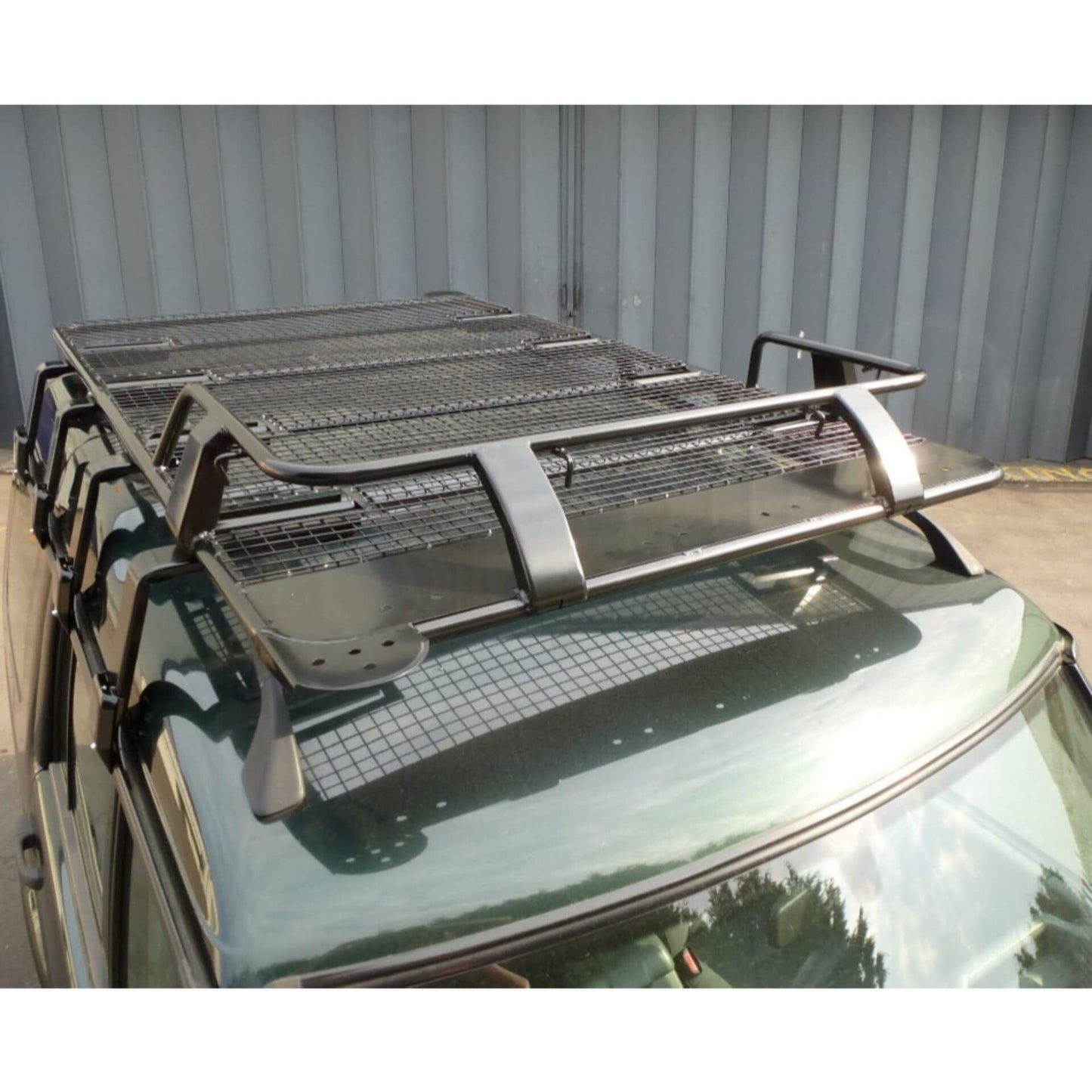 Direct4x4 Roof Racks Expedition Steel Front Basket Roof Rack for Land Rover Discovery 1 and 2