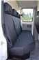 Turtle Covers Seats Tailored Seat Covers Fits VW Volkswagen Crafter 2006-2009 Van Tailored & Waterproof Seat Covers Right Hand Drive Rear Quad Black
