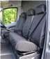 Turtle Covers Seats Tailored Seat Covers Fits VW Volkswagen Crafter 2010-2017 Van Tailored & Waterproof Seat Covers Right Hand Drive Fronts Black