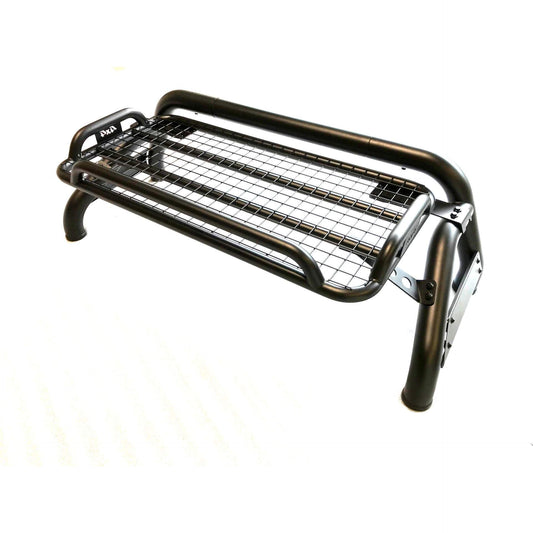 Direct4x4 Pickup Truck Roll Sports Bars Black Short Arm Roll Sports Bar Cargo Basket Rack for the Mitsubishi L200 2015+