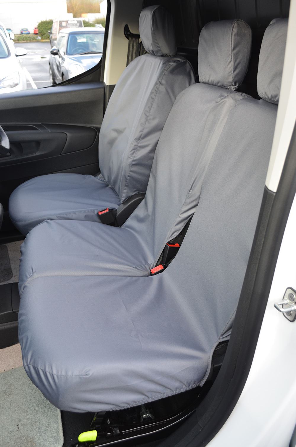 Turtle Covers Seats Tailored Seat Covers Fits Peugeot Partner Van 2018+ Front Seat Covers