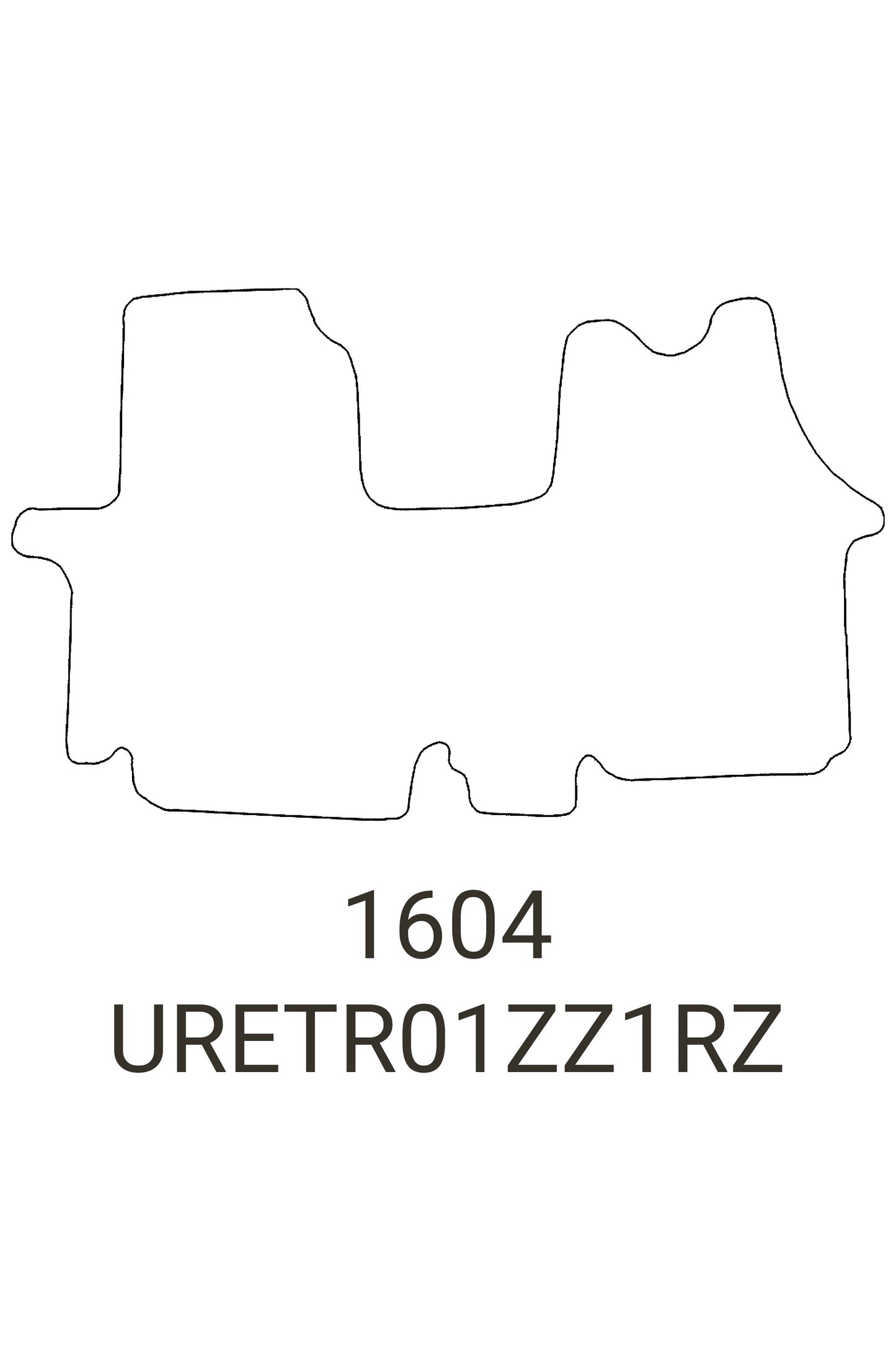 Turtle Covers Mats Tailored Rubber Mats Fits Renault Trafic Passenger 2001-2014 Tailored Rubber Mats Front Right Hand Drive Standard