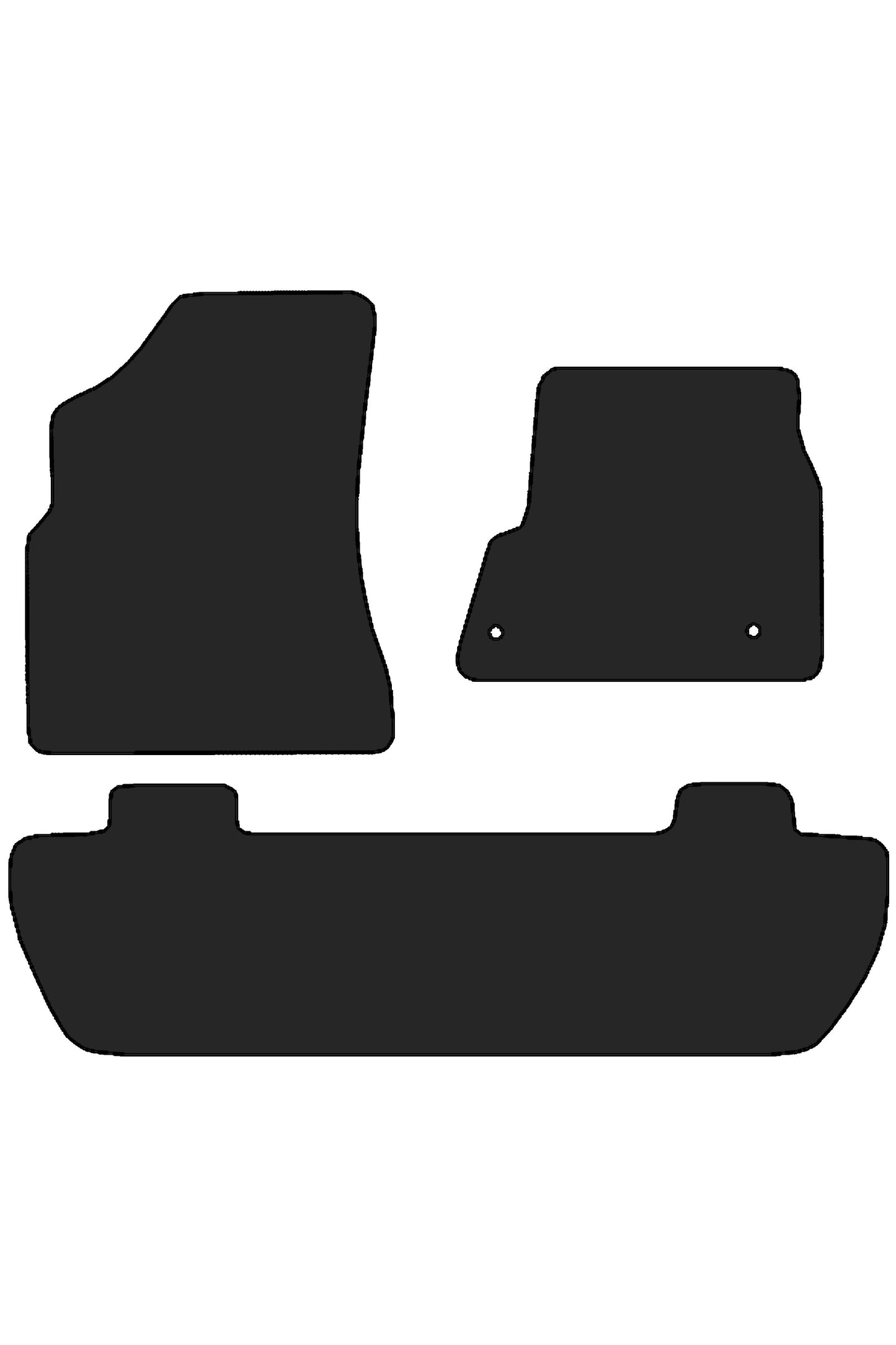 Turtle Covers Mats Tailored Rubber Mats Fits Peugeot Partner 2008-2018 Tailored Rubber Mats