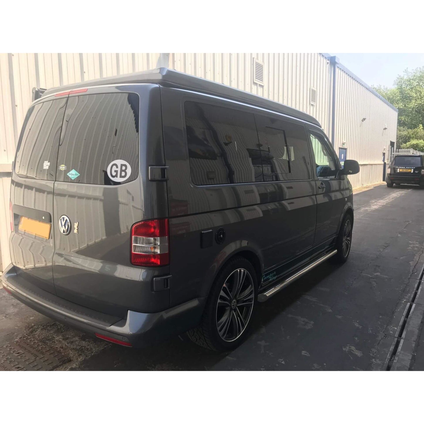 Direct4x4 Side Steps and Bars Stainless Steel Side Bars for Volkswagen Transporter T5 SWB