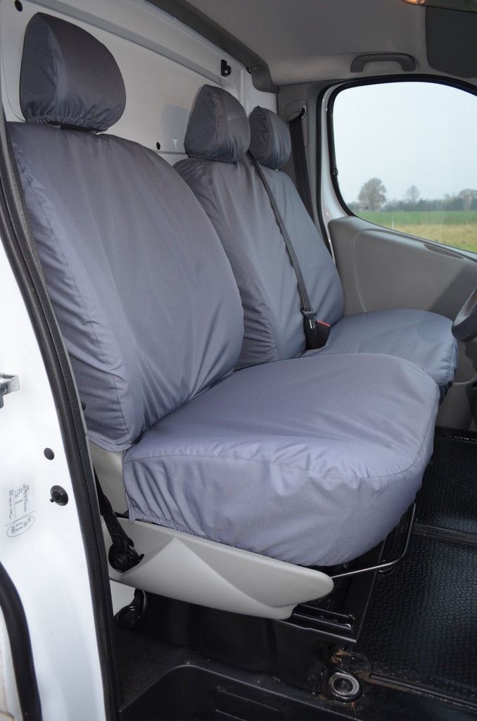 Turtle Covers Seats Tailored Seat Covers Fits Vauxhall Vivaro Combi 2006-2014 Seat Covers