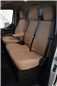Turtle Covers Seats Tailored Seat Covers Fits Ford Transit Van 2014+ Tailored Front Seat Covers Right Hand Drive Beige
