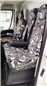 Turtle Covers Seats Tailored Seat Covers Fits Toyota Proace MAX 2024+ Front Seat Covers Front Three Grey Camo