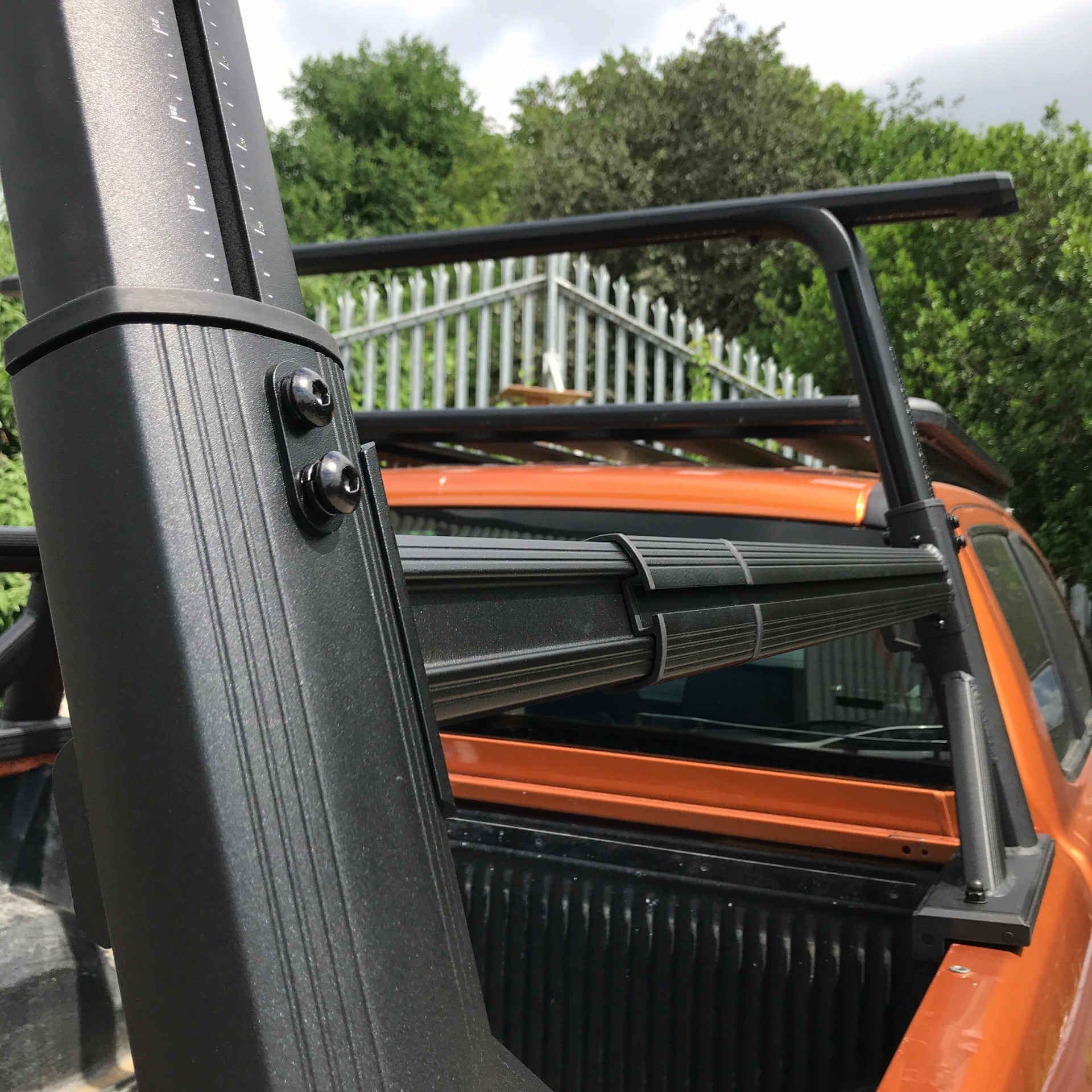 Direct4x4 Pickup Truck Roll Sports Bars Adaptable Adjustable Cargo Rack fits with or without a Roll & Lock