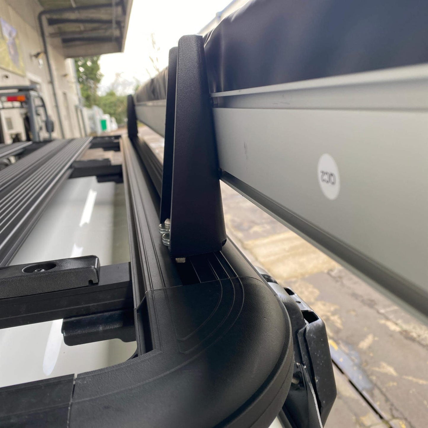 Direct4x4 Roof Rack Accessories Side Awning Brackets for Direct4x4 AluMod Low Profile Roof Racks (ALUMINIUM)