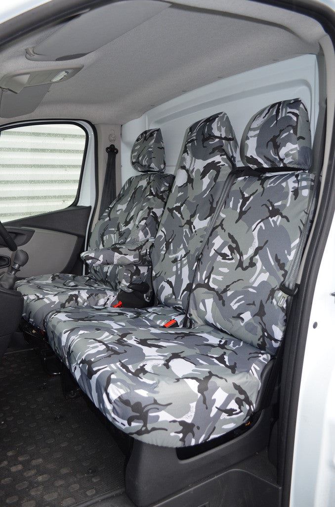 Turtle Covers Seats Tailored Seat Covers Fits Nissan Primastar 2022+ Waterproof Front Seat Covers