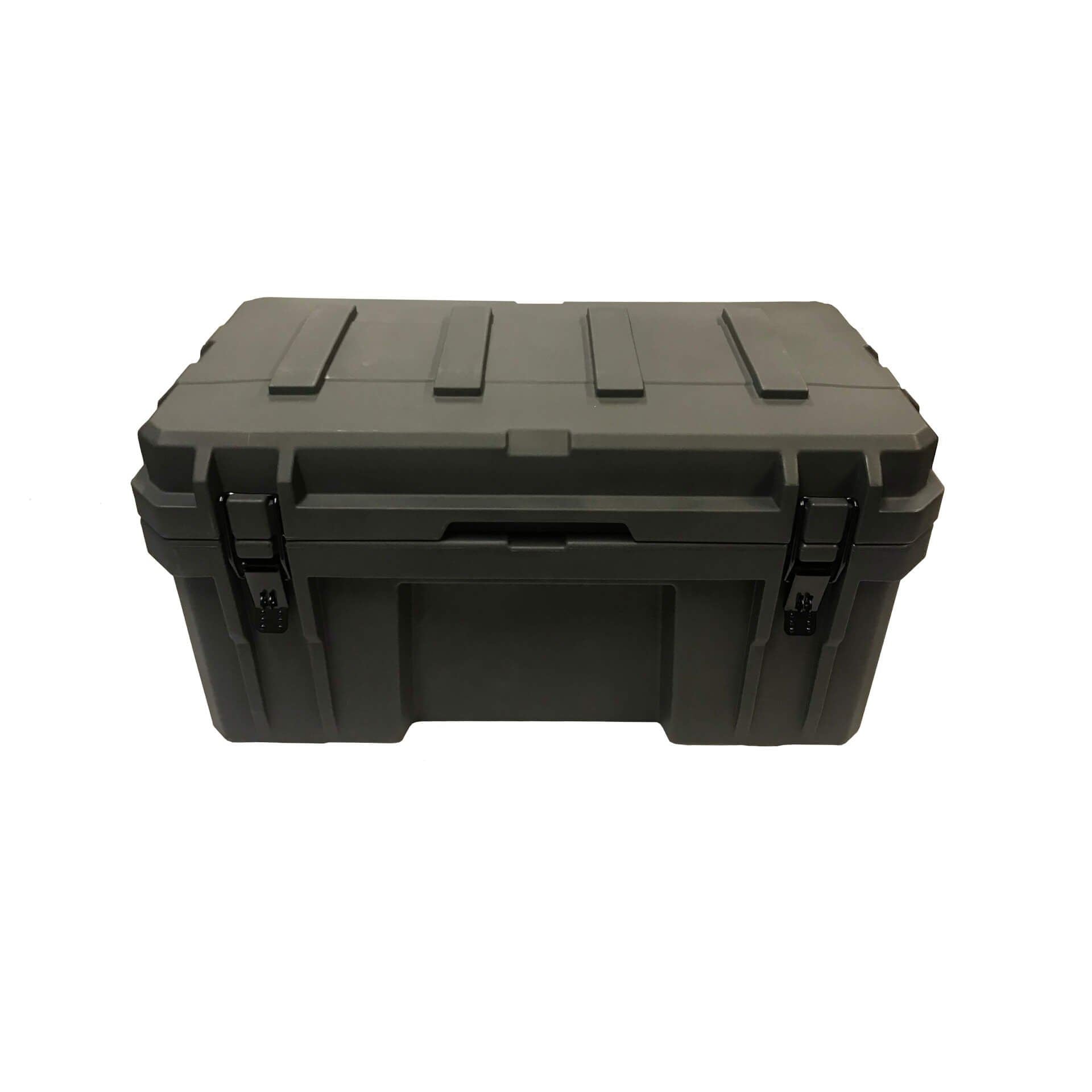 Direct4x4 Expedition Storage Boxes Double-Walled Expedition Overland Camping 52L Grey Plastic Tool Storage Box