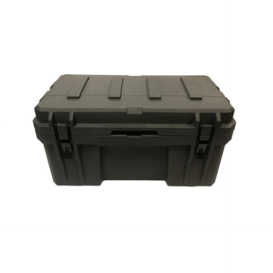 Direct4x4 Expedition Storage Boxes Double-Walled Expedition Overland Camping 52L Grey Plastic Tool Storage Box