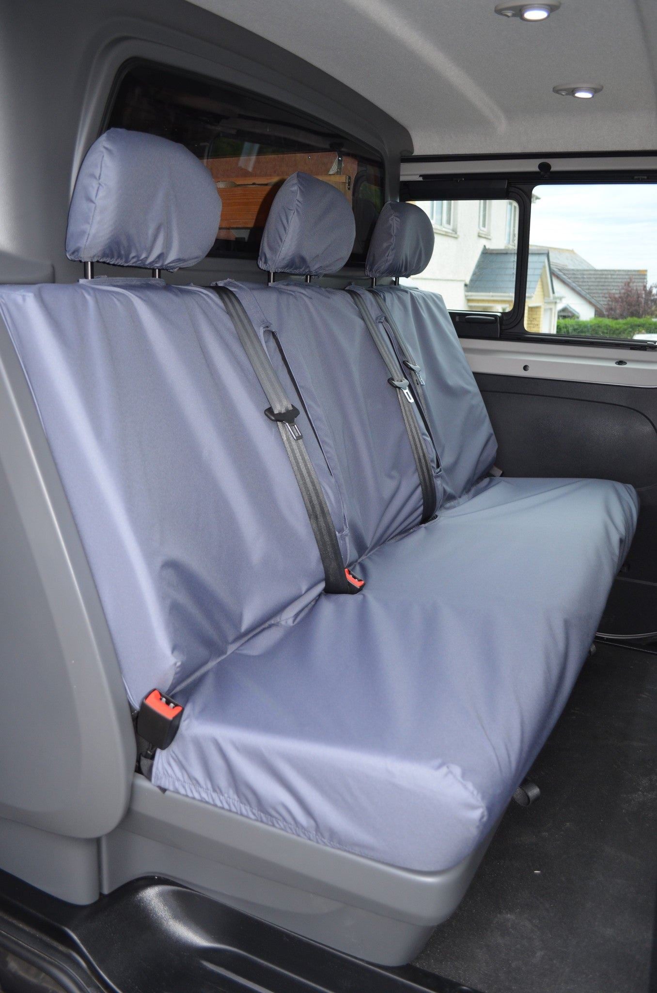 Turtle Covers Seats Tailored Seat Covers Fits Nissan Primastar Crew Cab 2022+ Tailored Rear Seat Covers
