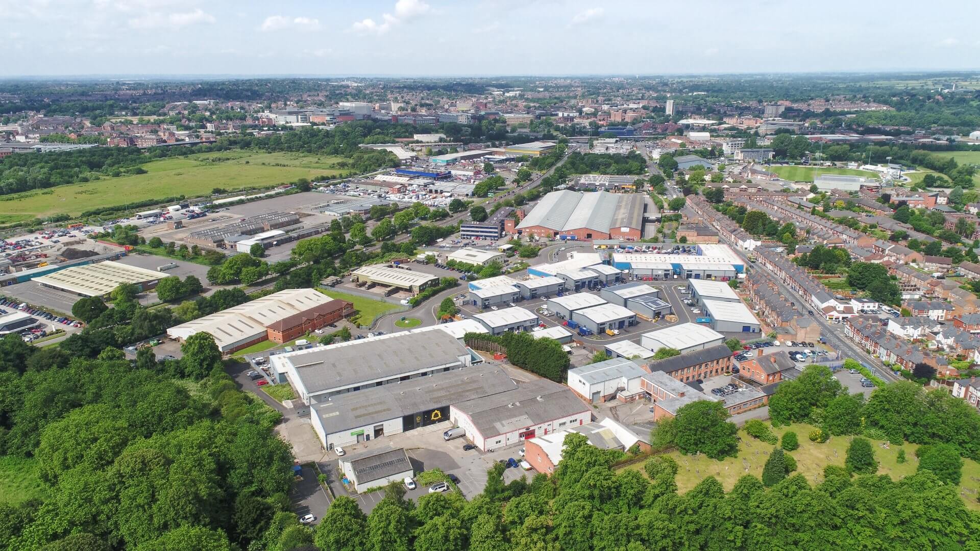 Direct4x4 office, warehouse and showroom on Masons Place Business Park in Chaddesden, Derby.