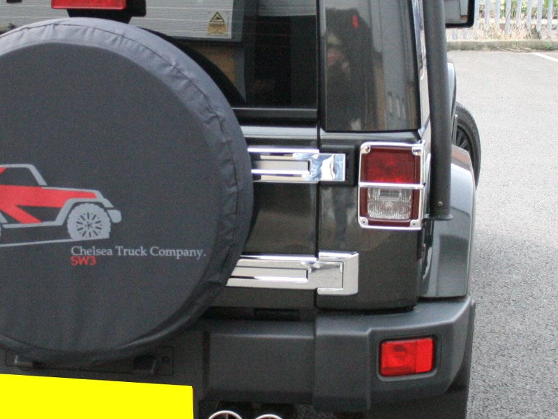 Direct4x4 Trim Accessories Rear Hinge Covers Jeep Wrangler JK Unlimited 2007-2017 4 DR