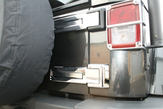 Direct4x4 Trim Accessories Rear Hinge Covers Jeep Wrangler JK Unlimited 2007-2017 4 DR