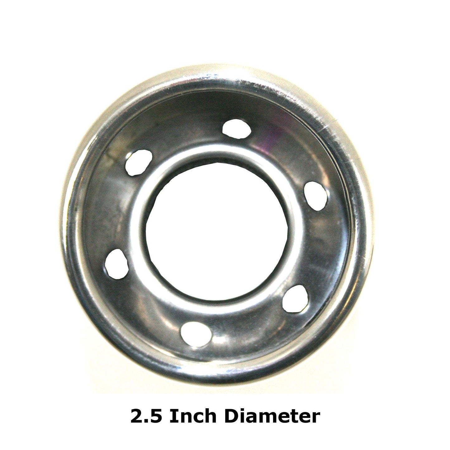 Direct4x4 Trim Accessories 2.5 Inch Diameter Stainless Steel Short Exhaust Tip