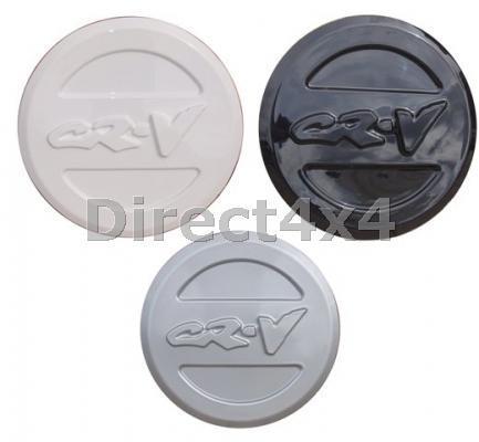 Direct4x4 Spare Wheel Covers White Embossed Wheel Cover Centre Dish for Honda CR-V